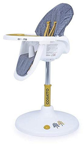 Cosatto 3 Sixti Circle High Chair – Seat Recline, Height Adjust, Easy Clean, Fika Forest