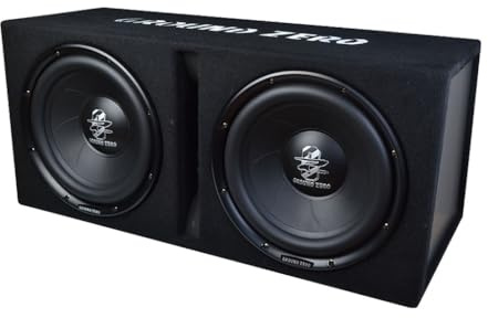 Ground Zero GZIB 2.30BR-ACT – 30 cm Aktiver Bassreflex-Subwoofer mit integriertem Verstärker für satten Bass