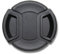 vhbw Bouchon d'objectif 77 mm Compatible avec Canon EF 24-105 mm 3,5-5,6 is STM Appareil Photo - Plastique Noir, poignée Interne