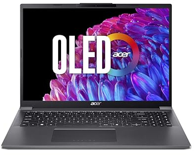 acer Aspire 16 I PC Portable 16 WUXGA+ OLED 120 Hz I Intel Core Ultra 5 115U I 16Go RAM I 512Go SSD I Intel Graphics I Windows 11 Home I Clavier FR AZERTY I Gris I A16-71M-59ZC
