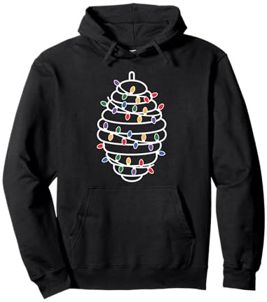 Noël Lumières Ruche Abeille Abeilles Apiculture Apiculteur Sweat à Capuche