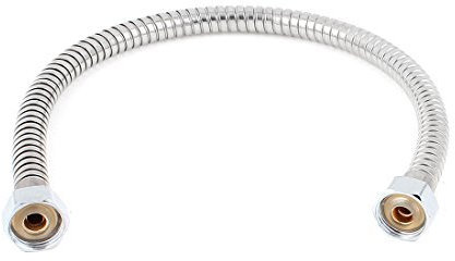 In Acciaio Inox Flessibile Bagno Vasca Da Bagno Doccia Tubo Acqua 50 cm