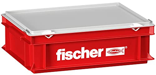 fischer Handwerkerkoffer klein, der robuste und geräumige Werkzeugkoffer für professionelle Handwerker und passionierte Heimwerker, ideal zur sicheren Aufbewahrung und Organisation von Werkzeugen