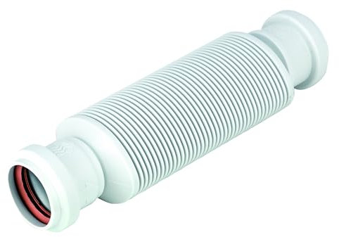 Wirquin 30722897 Siphon lavabo extra-plat Senzo D32 gain de place, blanc