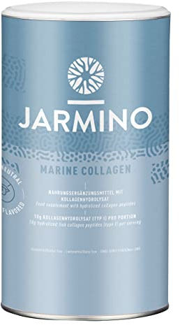 Marine Kollagen Pulver | 30 Portionen | Collagen Hydrolysat Peptide | Geschmacksneutral | JARMINO | 300g