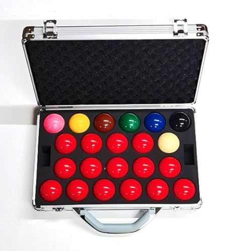 SGL FULL SIZE 2 1/16 SNOOKER BALLS WITH ALUMINIUM CARRYING CASE**
