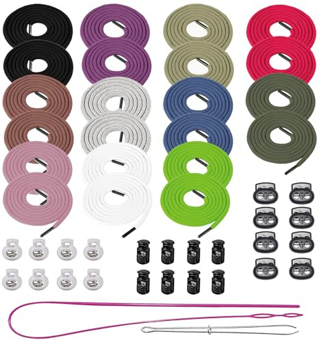 PC Drawstring Trim Replacement Hoodie with Metal Tip, PC Cord Locks Stopper Toggle, 2 Threader Tools
