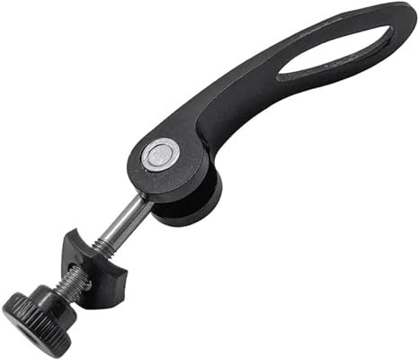 Abrazaderas para tija de sillín de bicicleta, cierre rápido, prácticos tornillos para tija de sillín, tornillo de sujeción, pieza de repuesto compacta para bicicletas, pernos de clip para exteriores