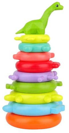 Celuicion Anneaux d'empilage pour - Jeu d'empilage Arc-en- - Jeu d'équilibre interactif pour Les Tout-Petits, Les et Les Filles