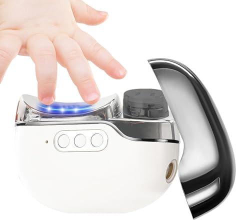 Coupe-ongles électrique pour personnes âgées, appareil électrique rechargeable à faible bruit pour polir les ongles, coupe-ongles automatique pour femmes, garçons, filles, garçons, adolescents, femme