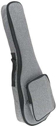 EWUHYFP Gitarrfodral vattentätt fodral för gitarr, elbas, ukulele, Oxford-tyg, vadderad svamp, enkel axelrem, väska ryggsäck för, En färg, 64cm, One Style