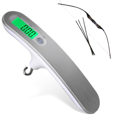 Digital Bow Scale, 110lb Compound & Recurve Bow Draw Weight Scale
