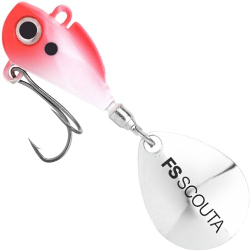 Spro Freestyle Spinnerbait 6g Scouta Jig Spinner, Farbe:Red Head