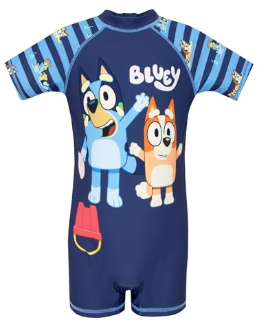 Bluey Traje De Baño Bañador Natacion Niño | Bañadores Niño | Azul 6-7 años