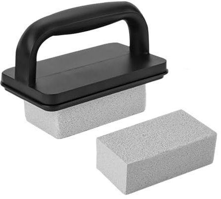 sexaoalx 5 ladrillos de limpieza de parrilla, ladrillos de limpieza de piedra de parrilla resistentes, herramientas profesionales de limpieza de parrilla para limpiar plancha, barbacoa y estufa al