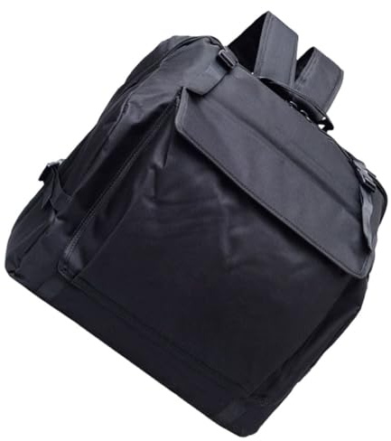 CVUTOVO Koffer Für Akkordeon Passend Für Bass Gepolsterte Stoff-akkordeontasche Mit Zubehörtaschen Für Instrumententransport