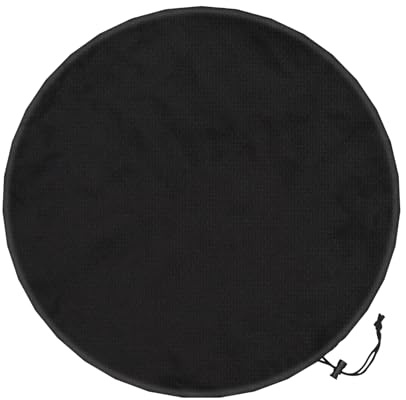 Klmnop 600D Oxford Dartboard Cover, 61x8cm Waterproof Dustproof Dart Board Cover with Drawstring for Outdoor Indoor Dartboard(Black)