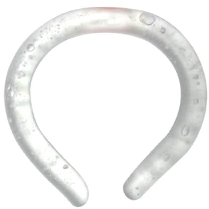 Oxxggkao Collier chauffe-cou longue durée chaleur constante collier cou eau chaude/micro-ondes chauffage rapide température constante, blanc, taille unique