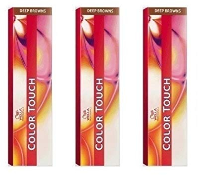 Wella 3 er Pack Color Touch 60 ml Deep Browns 6/77