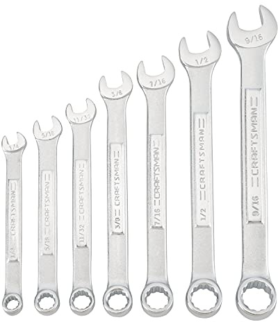 CRAFTSMAN SAE WRENCH SET IN POUCH, 7PC (CMMT21085)