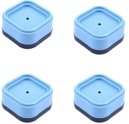 CENPEK 4 st stötdämpande och brusreducerande fotdynor, fotdynor på tvättmaskinen, anti-vibrationsmatta, gummifot dyna för tvättmaskin och torktumlare