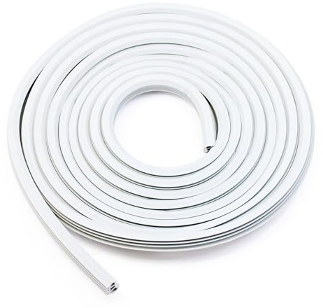 Hörmann Dichtung für Stahlzargen mit 8,5mm Nut, Länge: 5,20m, Hellgrau für Türen