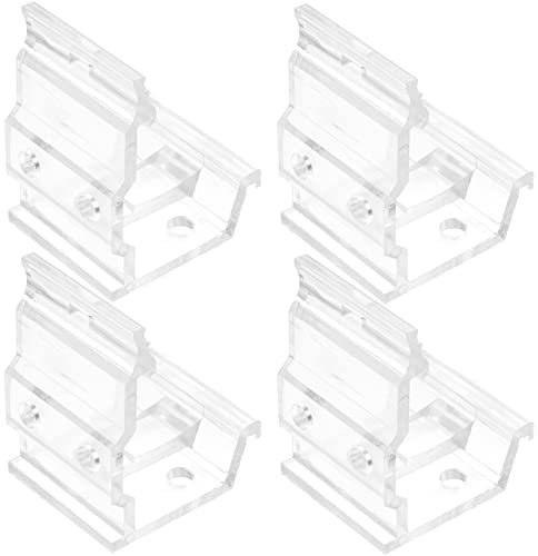 IMIKEYA 4stücke Ersatzgestell Für Jalousien Halterungen Für Jalousien-kopfschienen Halterungen Für Jalousien Gardinenstangenhalterungen Montagehalterungen Für Gardinenschienen Lamellenteil