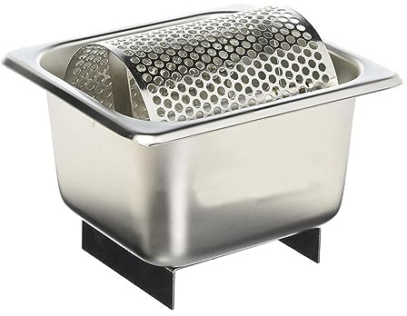 Baoblaze Épandeur à Beurre Acier Inoxydable,Roue à Beurre Détachable Argenté, Rouleau de Beurre Durable Professionnel de Grande Capacité pour American Burger Shop Outils Vendeur de Rue Restaurant