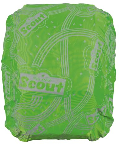 SCOUT Neon Safety Cape Green