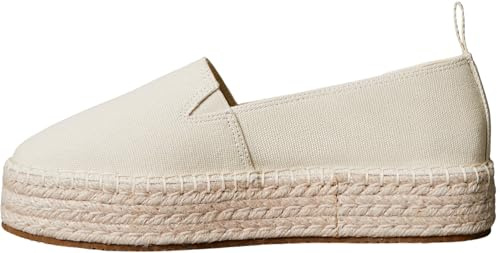 Calvin Klein Espadrillas Donna Platform, Pistacchio Beige, 39 EU