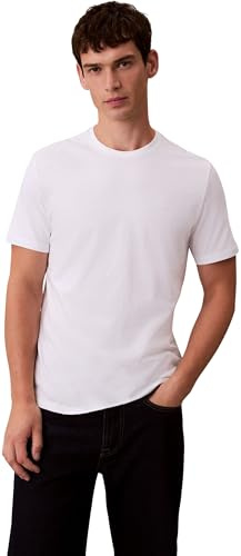 Calvin Klein Men’s Short Sleeve Round Neck Classic Monogram T-Shirt