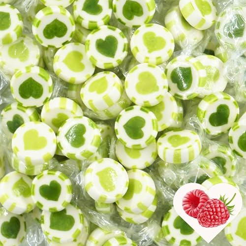 EinsSein Bonbons mariage vert blanc 2kg | 520 dragées jungle | Bonbons déco table mariage baptême communion anniversaire enfant | Cadeaux invités fête Pâques