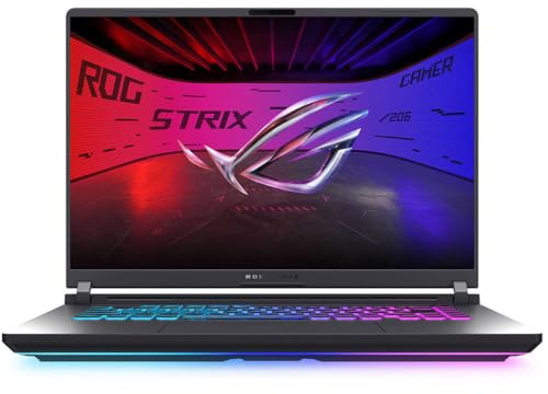 ASUS ROG Strix G16 (2025) Gaming Laptop, 16” FHD+ 16:10 165Hz/3ms, NVIDIA® GeForce RTX™ 5050, Intel® Core™ i5-13450HX, 16GB DDR5-5600, 1TB PCIe Gen 4 SSD, Wi-Fi 7, Windows 11 Home, G615JH-DS54
