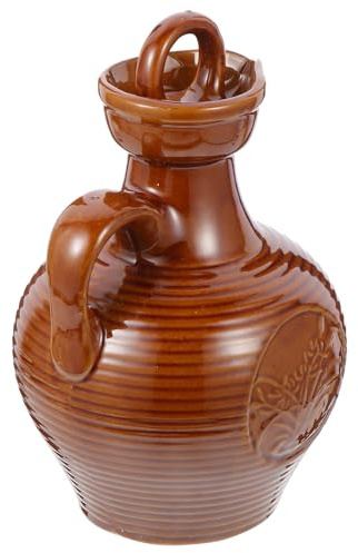 Healifty Brocca in Ceramica per Vino da 500 Ml Bollitore Portatile per Vino e Birra Accessorio per la Casa e Ristorante Decorazione Vintage per Bar e Ufficio