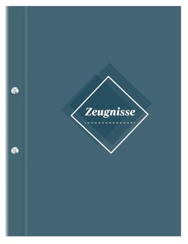Thboxes Carpeta de certificados A4 con 20 fundas transparentes, carpeta de certificados con tornillos para libros, carpeta de documentos, carpeta para documentos, niños, niñas, adultos, carpeta de
