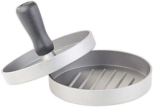 Rosenstein & Söhne HOGAR Y COCINA - Prensa de hamburguesas: Prensa para hamburguesas y albóndigas, Revestimiento antiadherente, fundición de aluminio (Hamburguesa Fabricante, albóndigas)