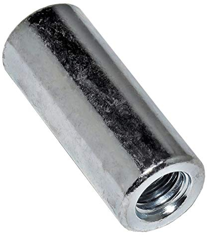 rohrfix-24 10 Stück Reduziermuffe M8/M10, M8+M10, 20mm, 40mm, 16mm, verzinkt