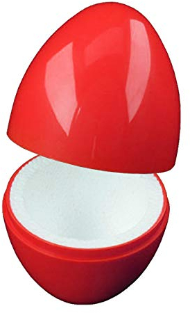 Quality-Collection Eierwärmer Thermo-Ei | Der Klassiker für warme Frühstücks- und Ostereier | Integriertes Styropor für langanhaltende Wärme | Ideal für Zuhause, Camping und Picknick | 4er-Set | Rot