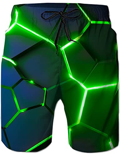 ALISISTER Costume Pizza Gatto Uomo Mare Personalizzata 3D Design Pantaloncino Tronchi Spiaggia da Uomo Estate Surf Sport Swim Shorts XXL
