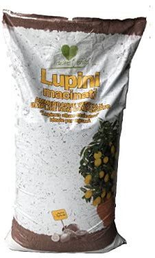 LUPINI MACINATI SACCO KG.25 FERTILIZZANTE BIOLOGICO SPECIFICO PER AGRUMI (LIMONE, ARANCIO, MANDARINO, AZALEE, CAMELIE)