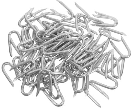 iplusmile 200piezas Grapas Para De Alambre Clavos Forma u Sujetadores Resistentes Clavos Para De Madera