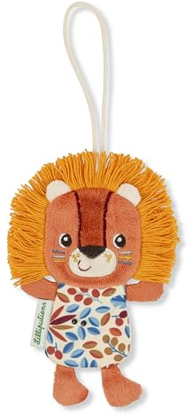 Lilliputiens - Etiqueta para Equipaje Infantil Jack el león - Colorida y Personalizable para Maletas - Accesorio de Equipaje - Ocre - 16 cm - A Partir de 2 años - 83622