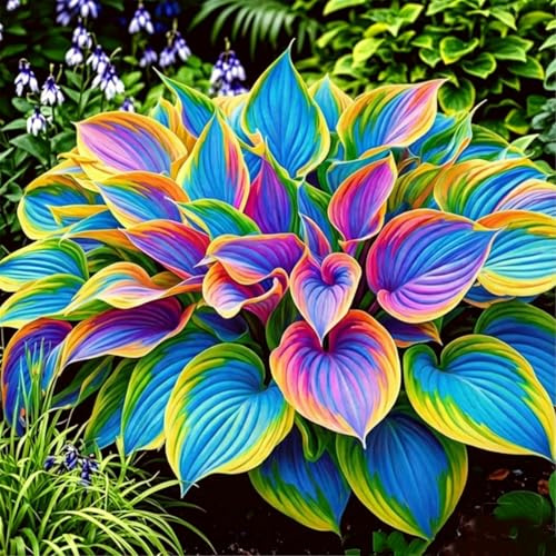 Hosta en un estudio de interior - Follaje elegante - Purifica el aire-4 piece-B