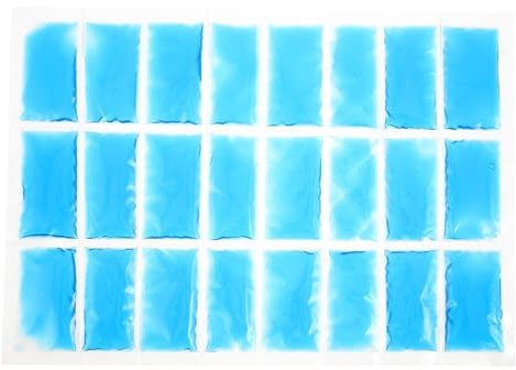 RUNROTOO Impacchi di Ghiaccio in Gel riutilizzabili per Borsa frigo - Impacchi refrigeranti a Prova di perdite per portapranzo, Viaggi all'aperto, Terapia - Morbidi e Flessibili per Il