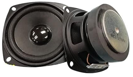 Generico Altoparlante Audio Full Range da 3 Pollici 8Ohm 20W HiFi Stereo Altoparlante Domestico per Altoparlanti da scaffale Desktop Fai da Te 2 Pezzi