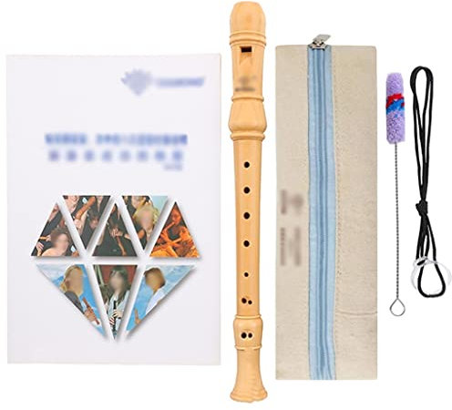 Blockflöte 3-Segment-Recorder Mit Trageband, Deutsche 8-Loch-Sopranblockflöten, Leicht Zu Tragende Blasinstrumente, Mit Aufbewahrungstasche + Reinigungsstab