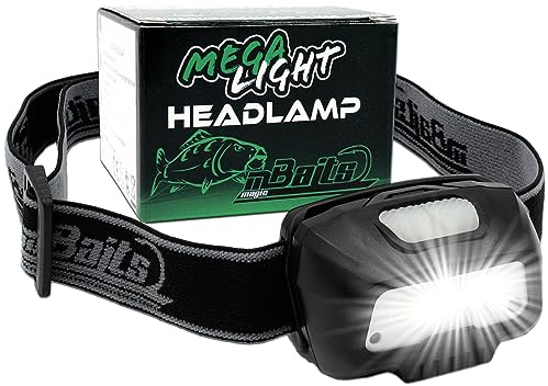 Angel-Berger Magic Baits Mega Light Head Lamp Kopflampe mit Bewegungssensor USB Akku Sensor LED Stirnlampe