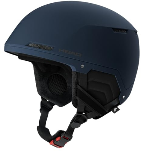 Skidhjälm snowboardhjälm skidor snowboard hjälm – head Compact Evo – nattblå- storlek: M/L (56–59 cm) – skidhjälm – med optimerat ventilationssystem – lämplig för skidåkning, snowboard