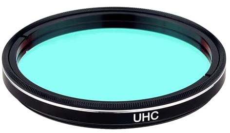 Kontraststarker 5,1 cm UHC-Filter für Teleskope, reduziert Lichtverschmutzung für Astronomie, Universumbeobachtungen