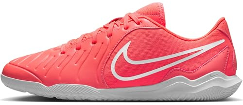 Nike Soccer Shoe Nike Tiempo Legend 10 Club Botas De Fútbol Sala De Perfil Bajo, Hot Lava/White, DV4343-800, 40.5 EU (7.5 US)